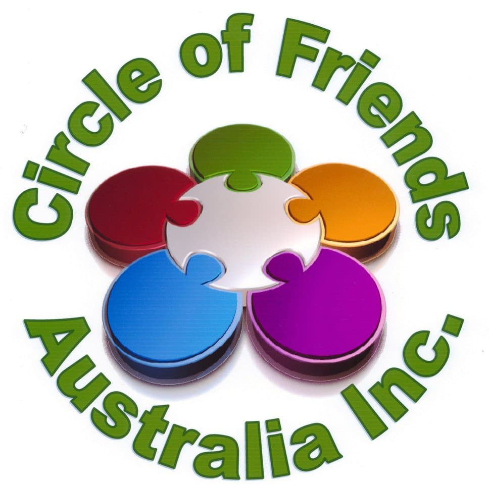 Logo reads circle of friends Australia Inc.