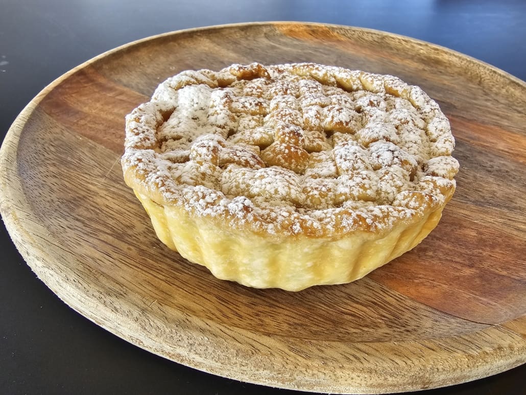 Pictured apple pie